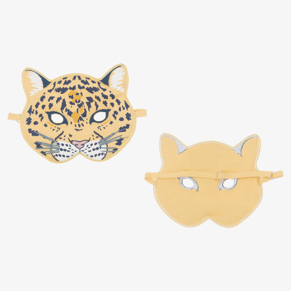 Petit Bateau-Girls Ivory Floral Leopard Cotton Pyjamas | Childrensalon Outlet