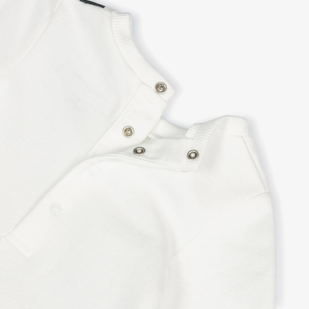 MARC JACOBS-Girls Ivory Snapshot Bag Cotton Jersey Dress | Childrensalon Outlet