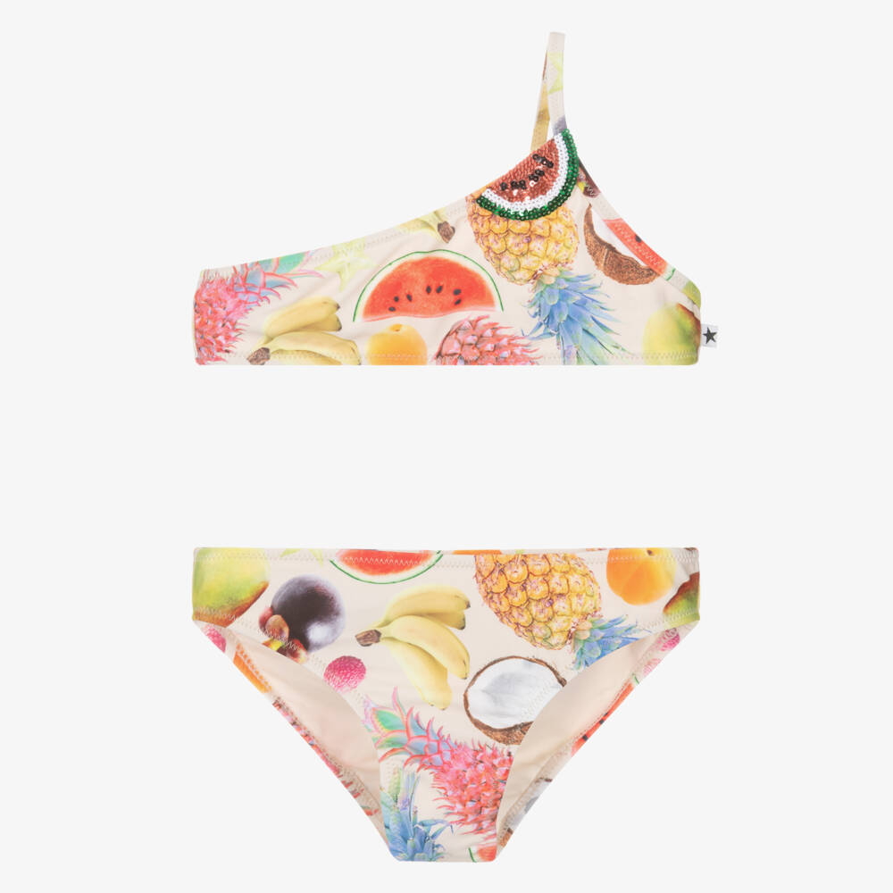 Molo-Girls Ivory Tropical Fruit Bikini (UPF50+) | Childrensalon Outlet