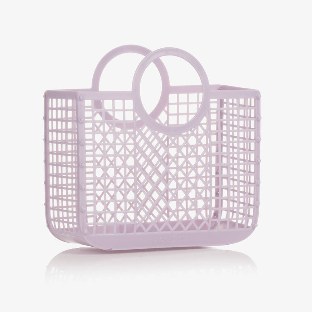 Liewood-Girls Lilac Purple Basket Bag (23cm) | Childrensalon Outlet
