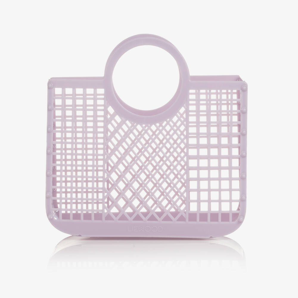 Liewood-Girls Lilac Purple Basket Bag (23cm) | Childrensalon Outlet