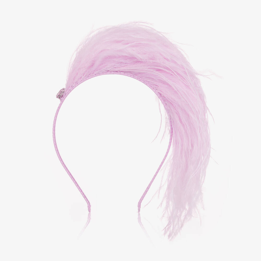 Tutu du Monde-Girls Lilac Purple Feather Hairband | Childrensalon Outlet