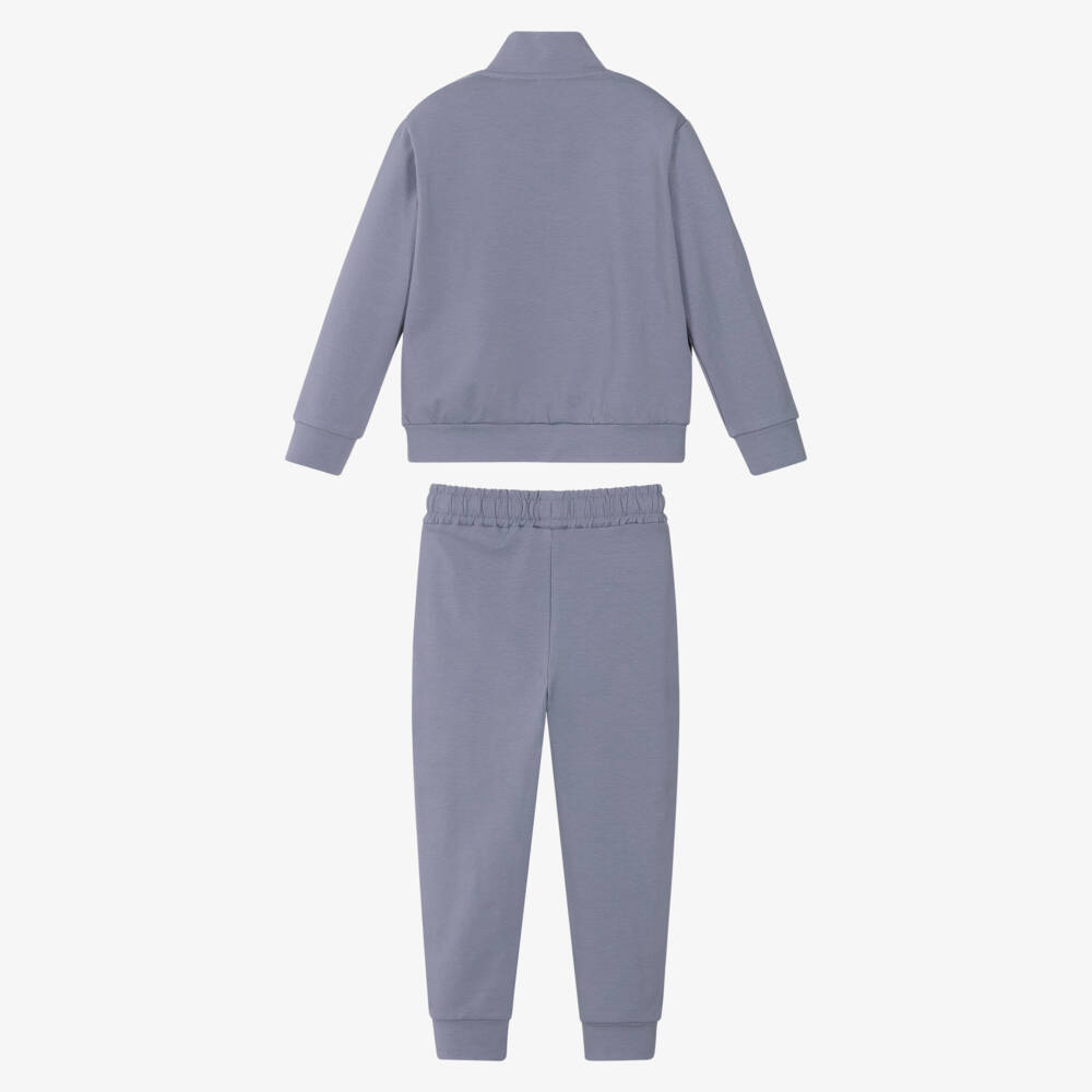 iDO-Girls Lilac Purple Star Print Cotton Jersey Tracksuit | Childrensalon Outlet
