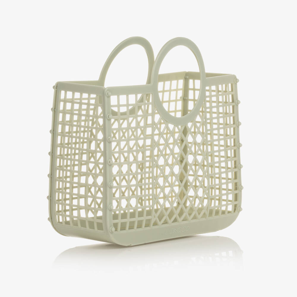 Liewood-Girls Mint Green Basket Bag (23cm) | Childrensalon Outlet