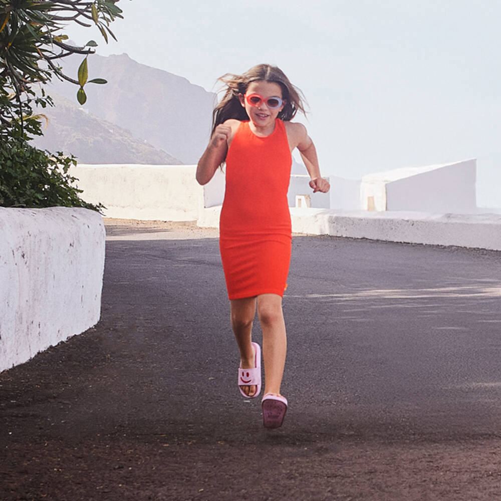 Molo-Яркое оранжевое пляжное платье для девочек | Childrensalon Outlet