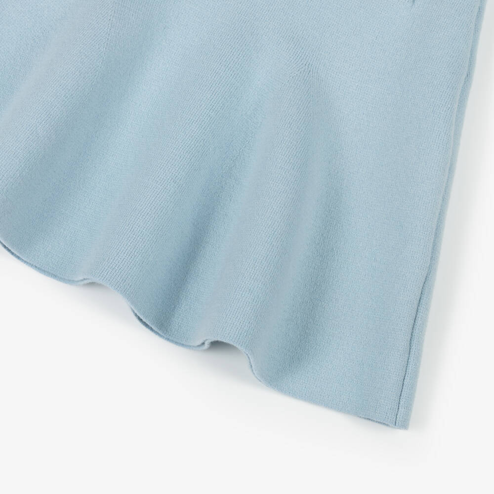 Self-Portrait-Girls Pale Blue & Burgundy Dress | Childrensalon Outlet