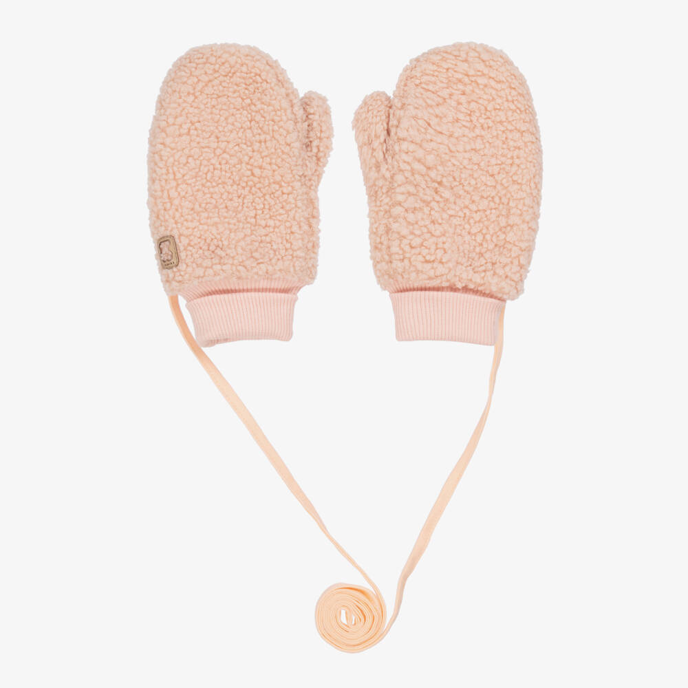 Jamiks-قفازات بناتية من البوكليه الوردي الناعم | Childrensalon Outlet