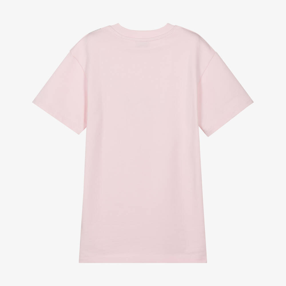 MARC JACOBS-Платье-сумка из светло-розового хлопка для девочек | Childrensalon Outlet