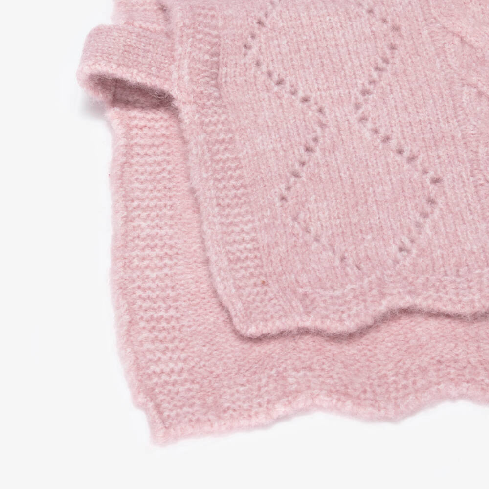 NAME IT-Girls Pale Pink Patterned Knit Slipover | Childrensalon Outlet