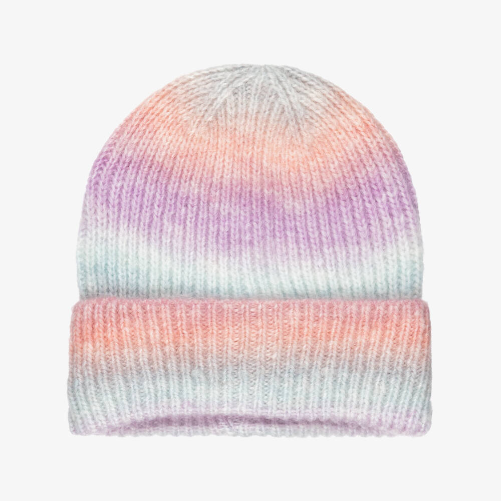 NAME IT-Girls Pastel Purple Ombre Knitted Beanie Hat | Childrensalon Outlet