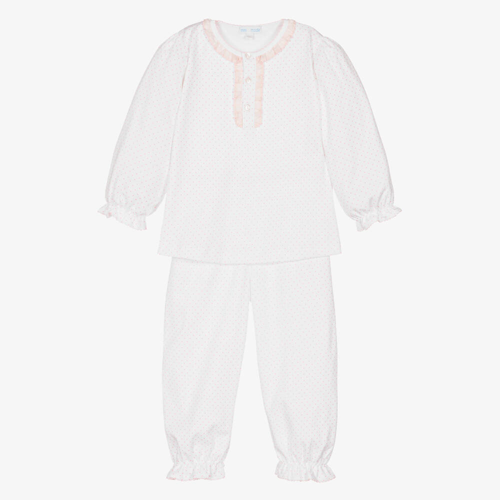 Mini-la-Mode-Girls Pima Cotton Pyjamas | Childrensalon Outlet