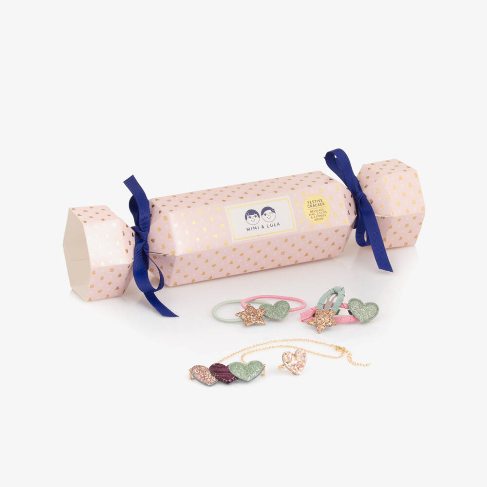 Mimi & Lula-Girls Pink Accessories Gift Set in a Festive Cracker | Childrensalon Outlet