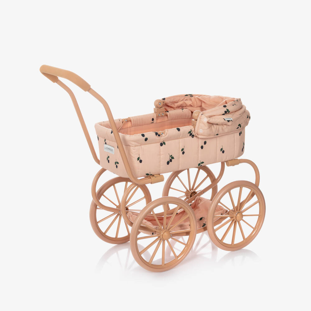 Liewood-Girls Pink Adaline Doll Pram (74cm) | Childrensalon Outlet
