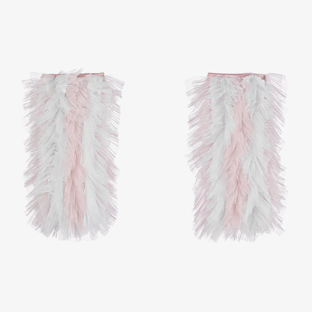 Tutu du Monde-Girls Pink & Blue Tulle Leg Warmers | Childrensalon Outlet