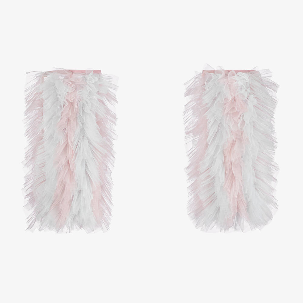 Tutu du Monde-Girls Pink & Blue Tulle Leg Warmers | Childrensalon Outlet