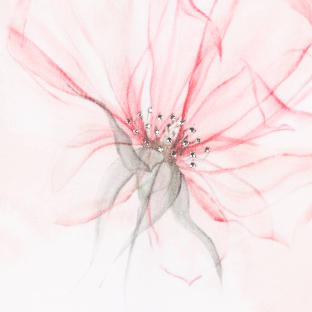 Sofija-Girls Pink Cotton Babygrow | Childrensalon Outlet