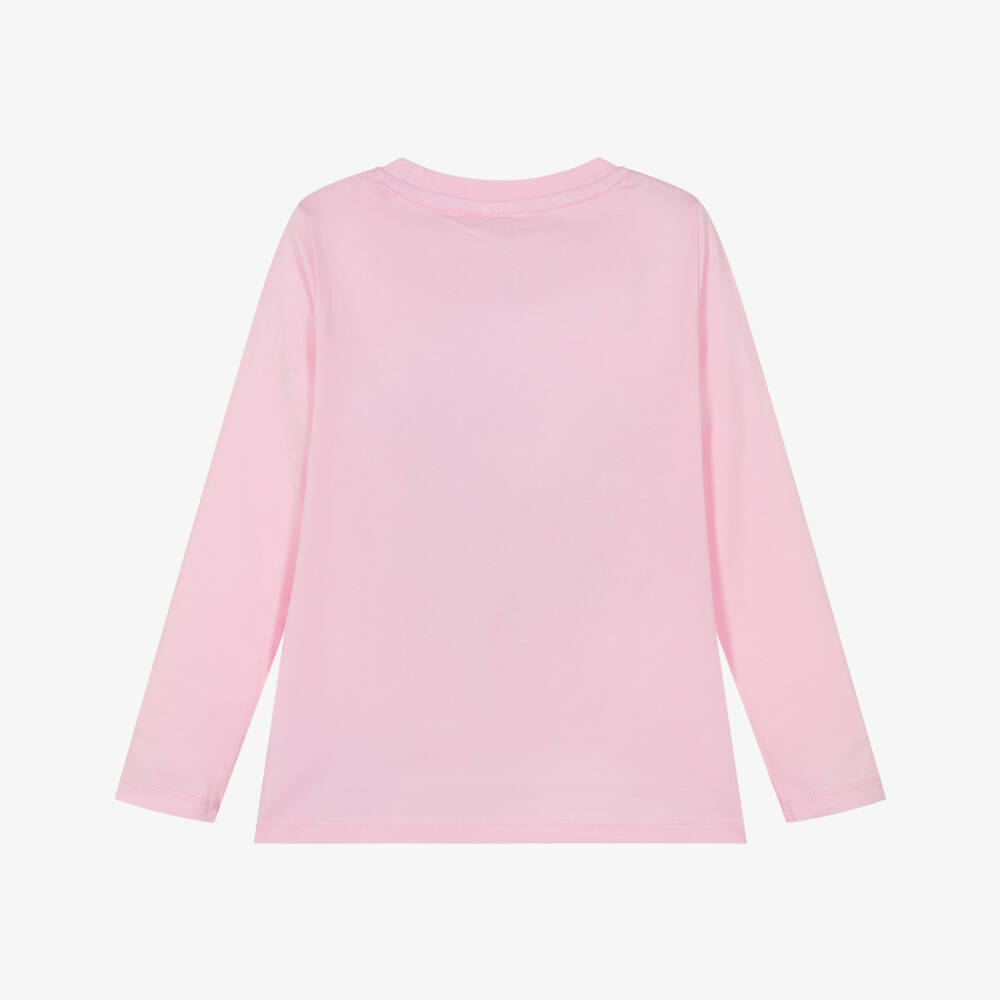 NAME IT-Girls Pink Cotton Sweet Treat Top | Childrensalon Outlet