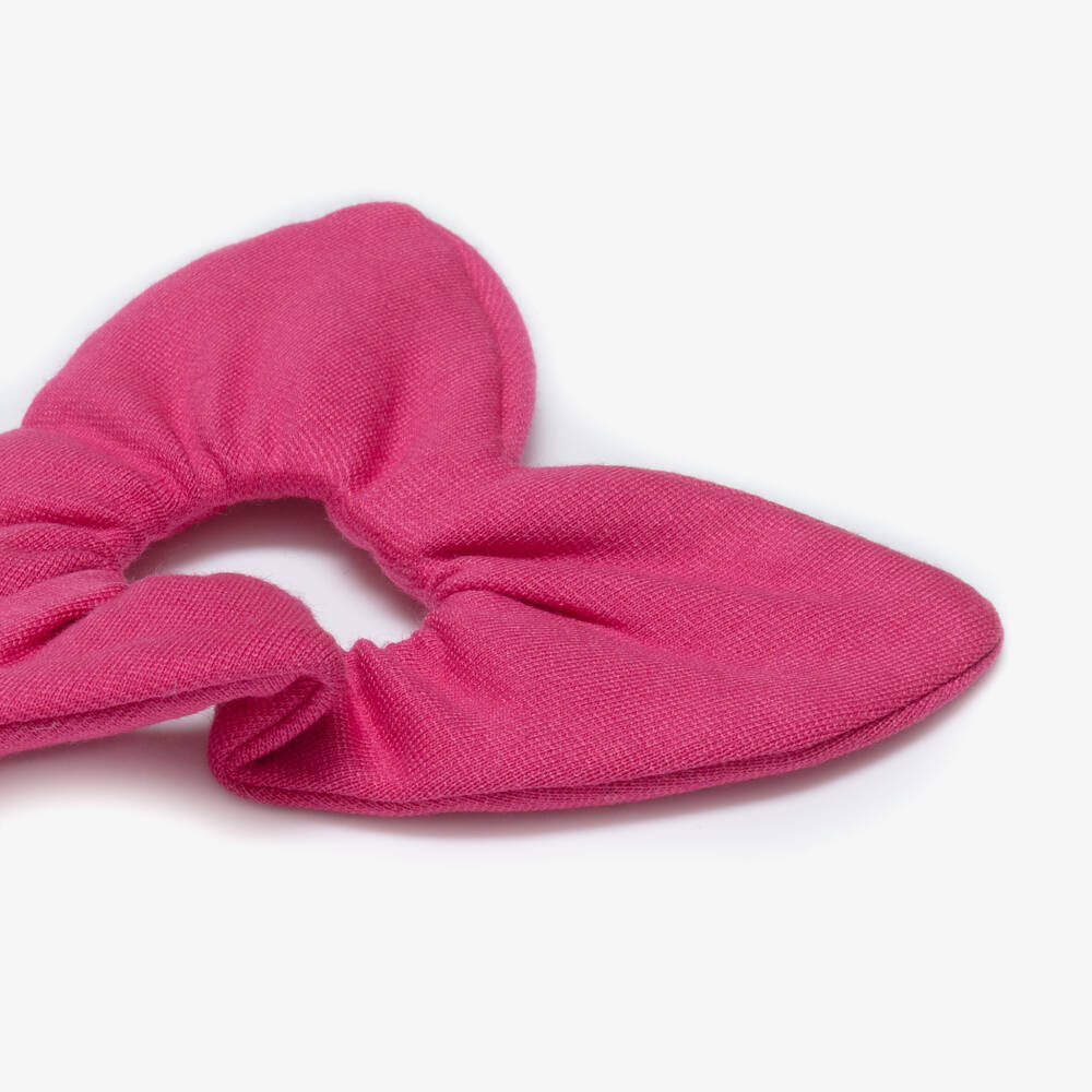 Agatha Ruiz de la Prada-Girls Pink Heart Hair Scrunchie | Childrensalon Outlet