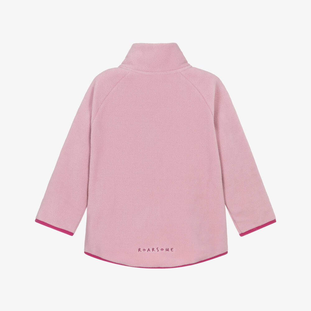 Roarsome-Girls Pink Hop The Bunny Fleece Top | Childrensalon Outlet