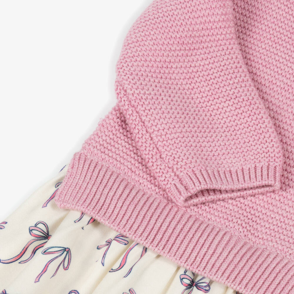 Hatley-Платье с бантом розовое для девочек | Childrensalon Outlet