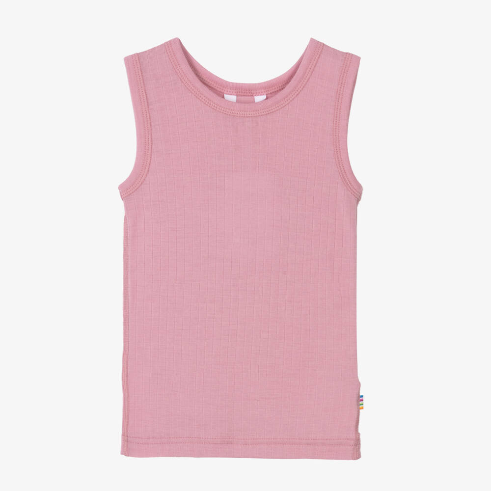 Joha-Girls Pink Merino Wool Vest | Childrensalon Outlet
