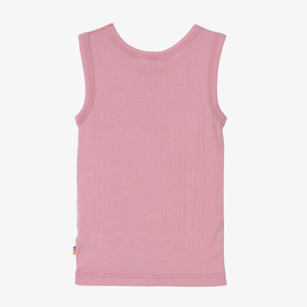 Joha-Girls Pink Merino Wool Vest | Childrensalon Outlet