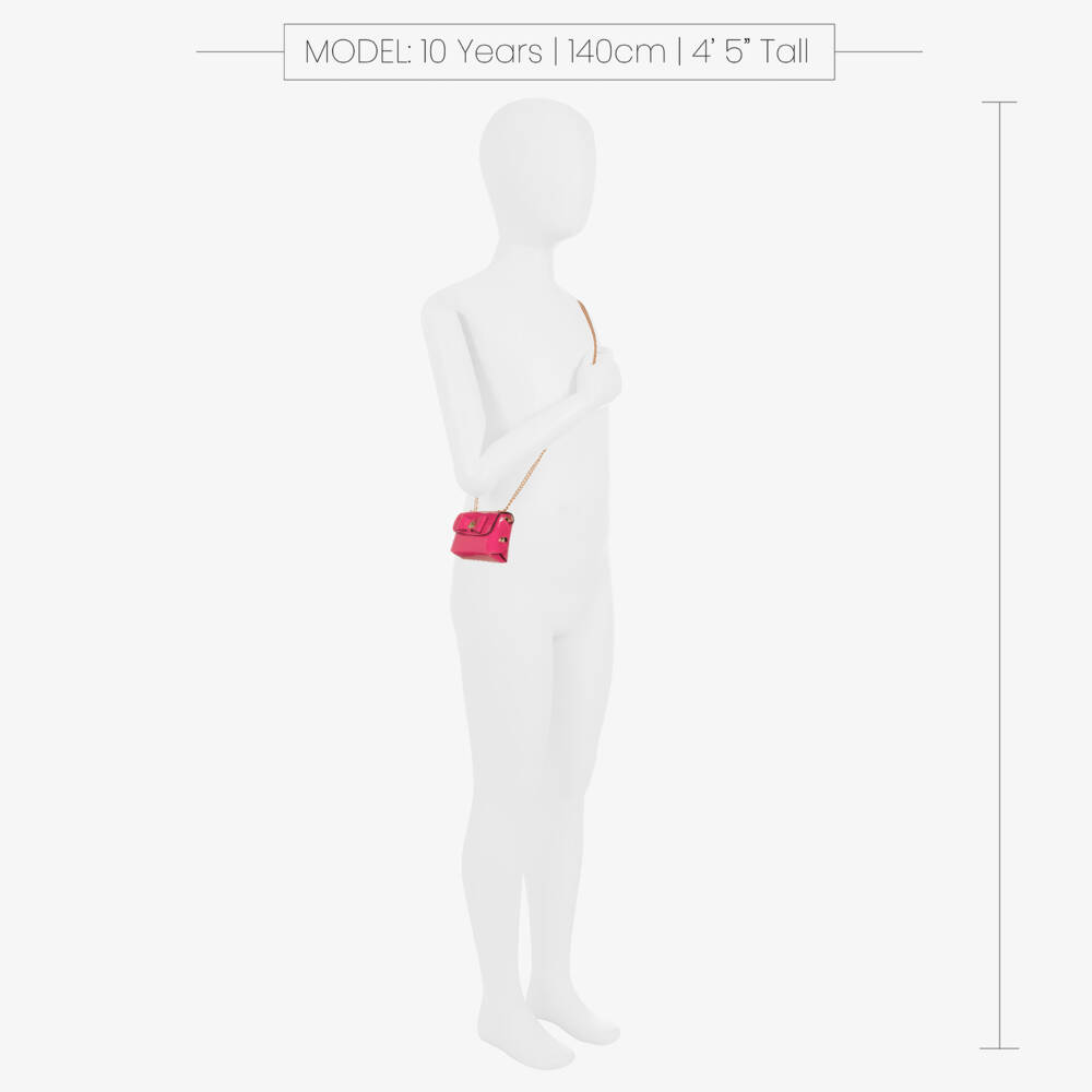 Zaccone-Girls Pink Mini Shoulder Bag (8cm) | Childrensalon Outlet