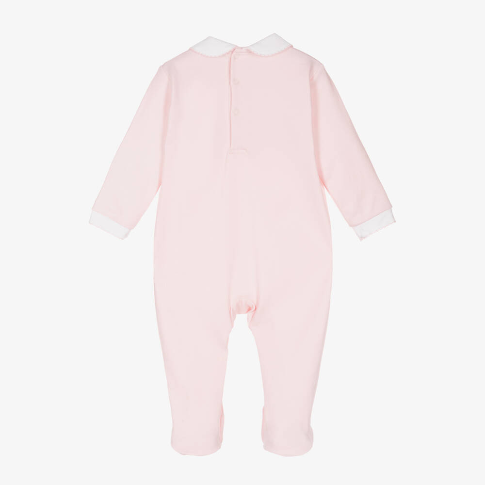 Mini-la-Mode-Girls Pink Peter Rabbit & Co Babygrow | Childrensalon Outlet