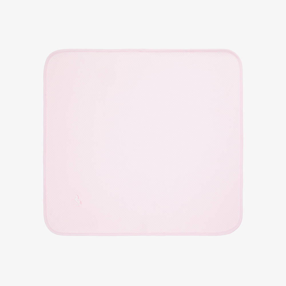 Kissy Kissy-Girls Pink Pima Cotton Blanket | Childrensalon Outlet
