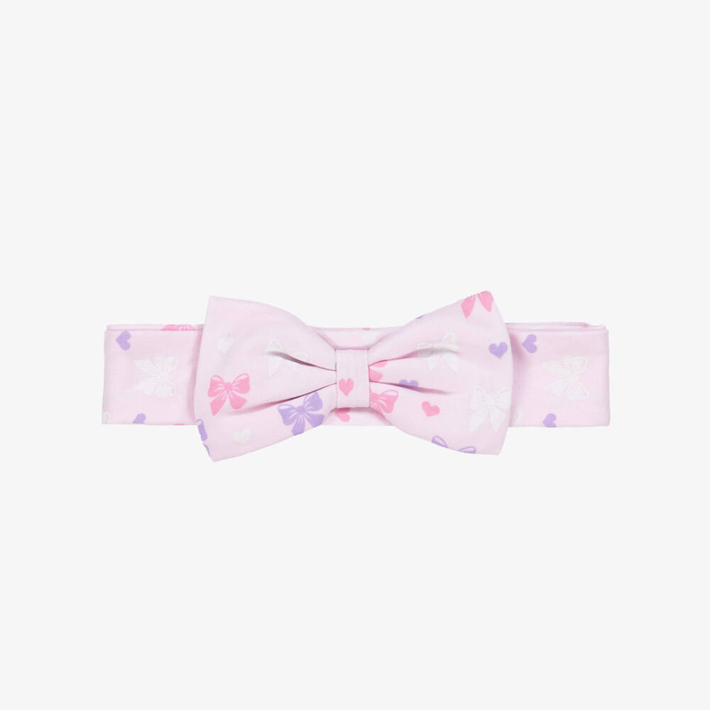 Kissy Kissy-Ободок с бантом пастельно-розовый для девочек | Childrensalon Outlet