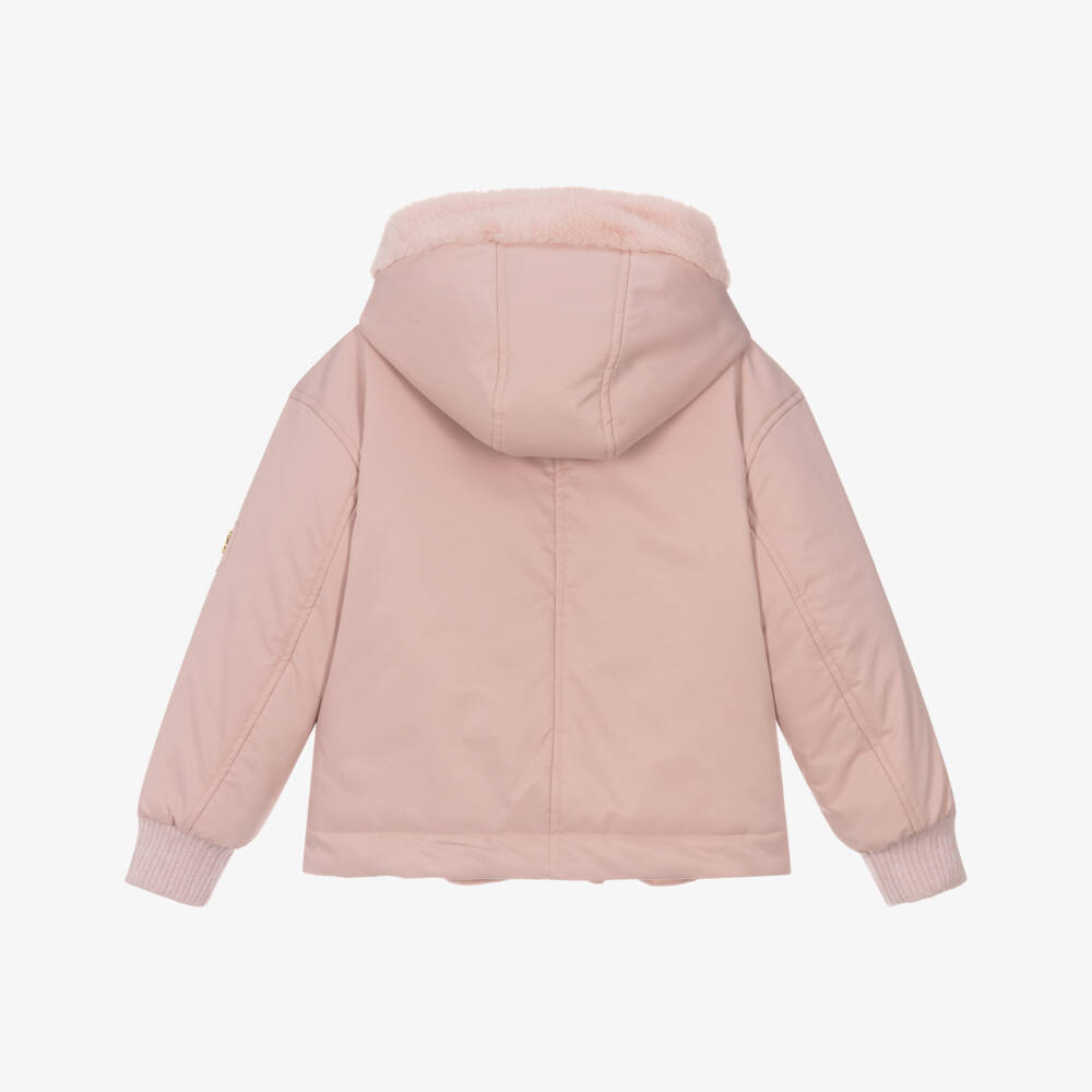 Angel's Face-Girls Pink Reversible Faux Fur Jacket | Childrensalon Outlet
