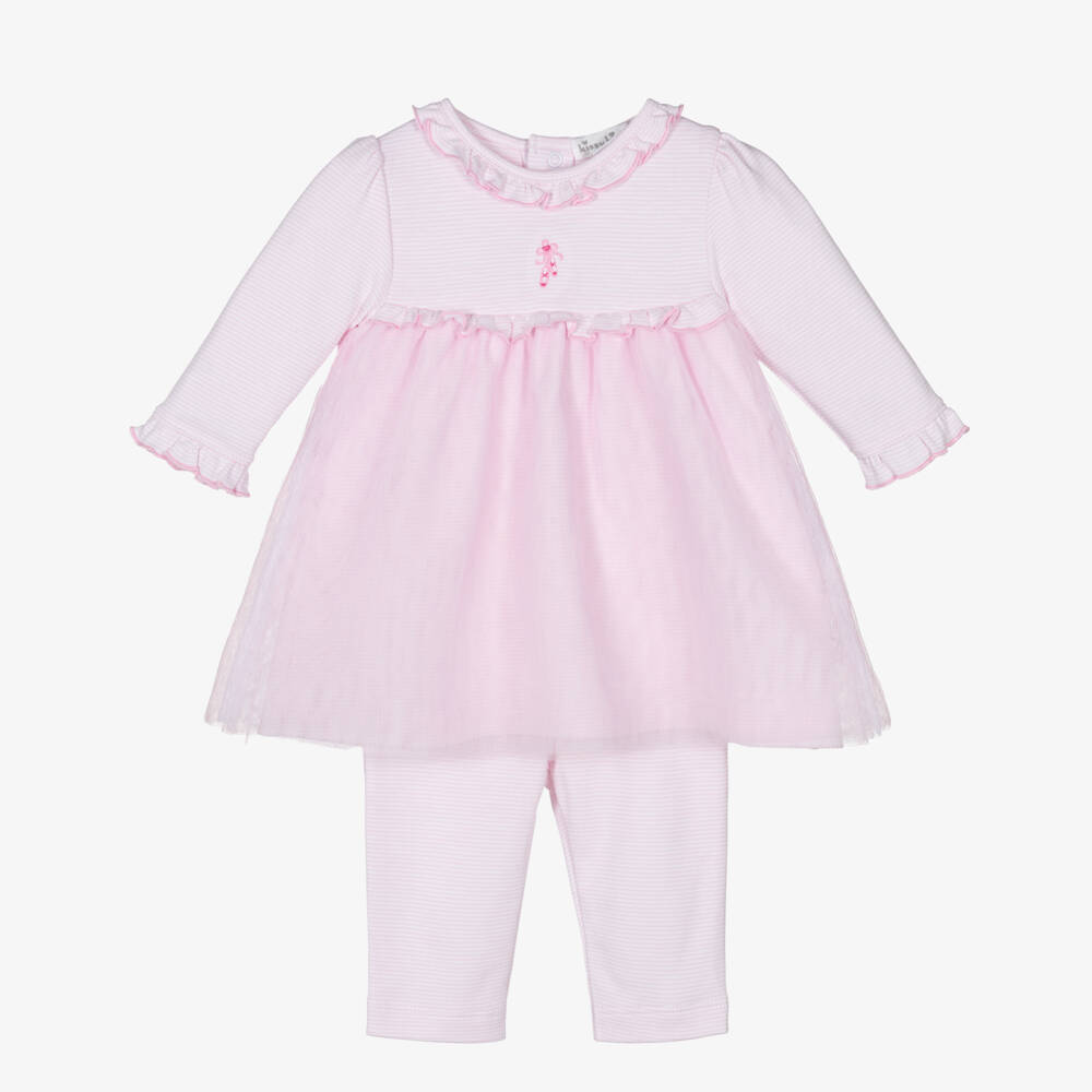 Kissy Kissy-Girls Pink Ruffle Dress Set | Childrensalon Outlet