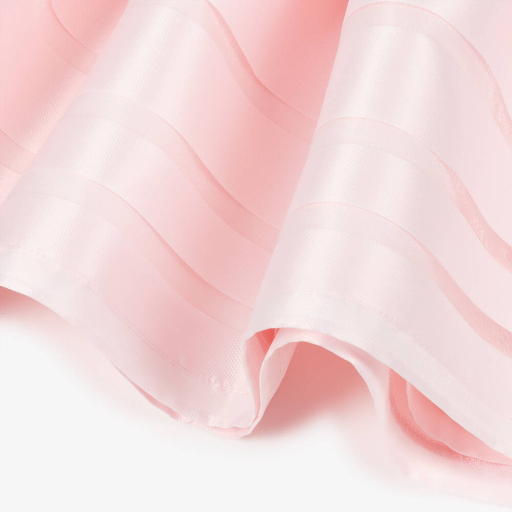 Mama Luma-Girls Pink Satin Twill Dress & Bolero Jacket Set | Childrensalon Outlet