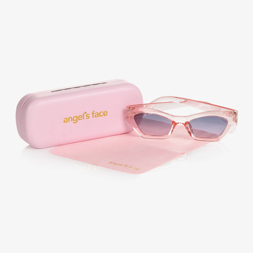 Angel's Face-Girls Pink Tinted Sunglasses | Childrensalon Outlet