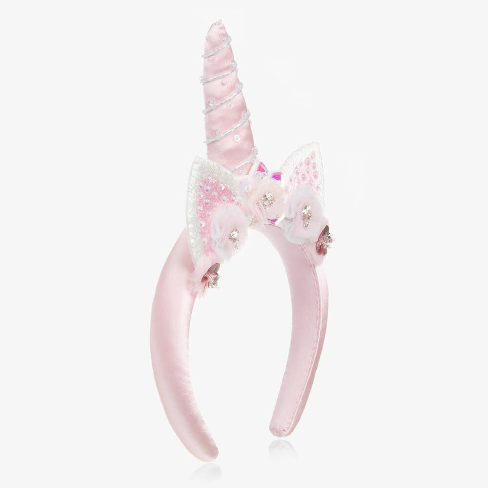 Tutu du Monde-Girls Pink Unicorn Hairband | Childrensalon Outlet