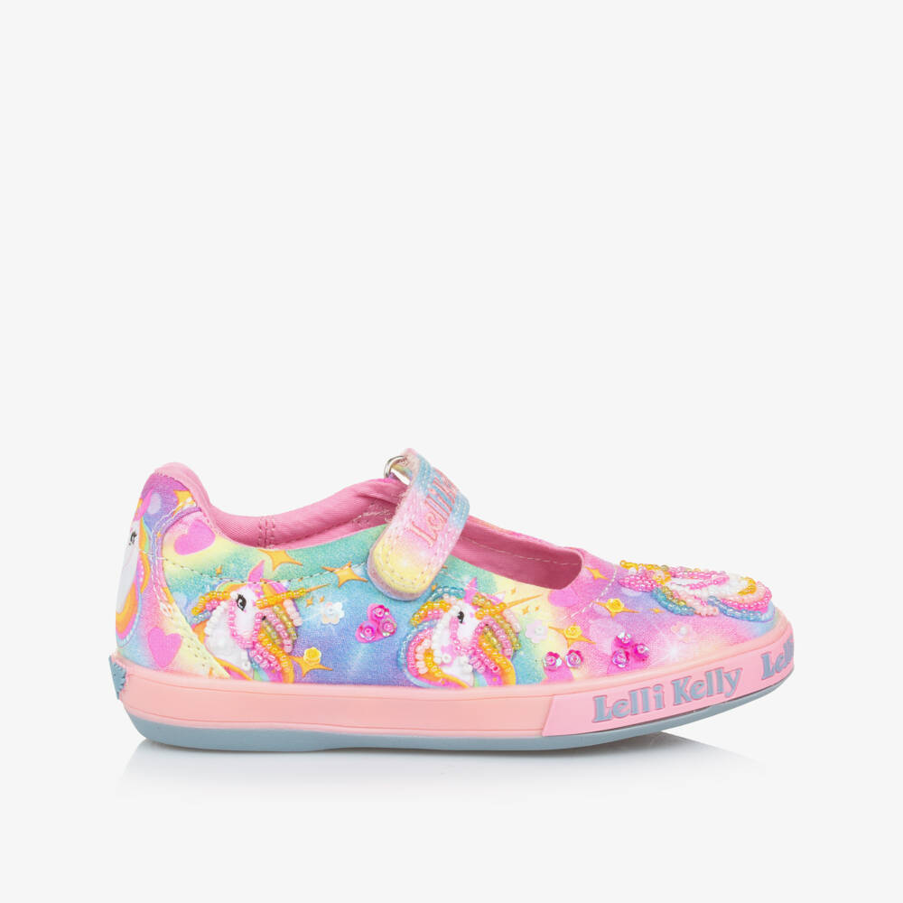 Lelli Kelly-Girls Pink Unicorn Shoes | Childrensalon Outlet
