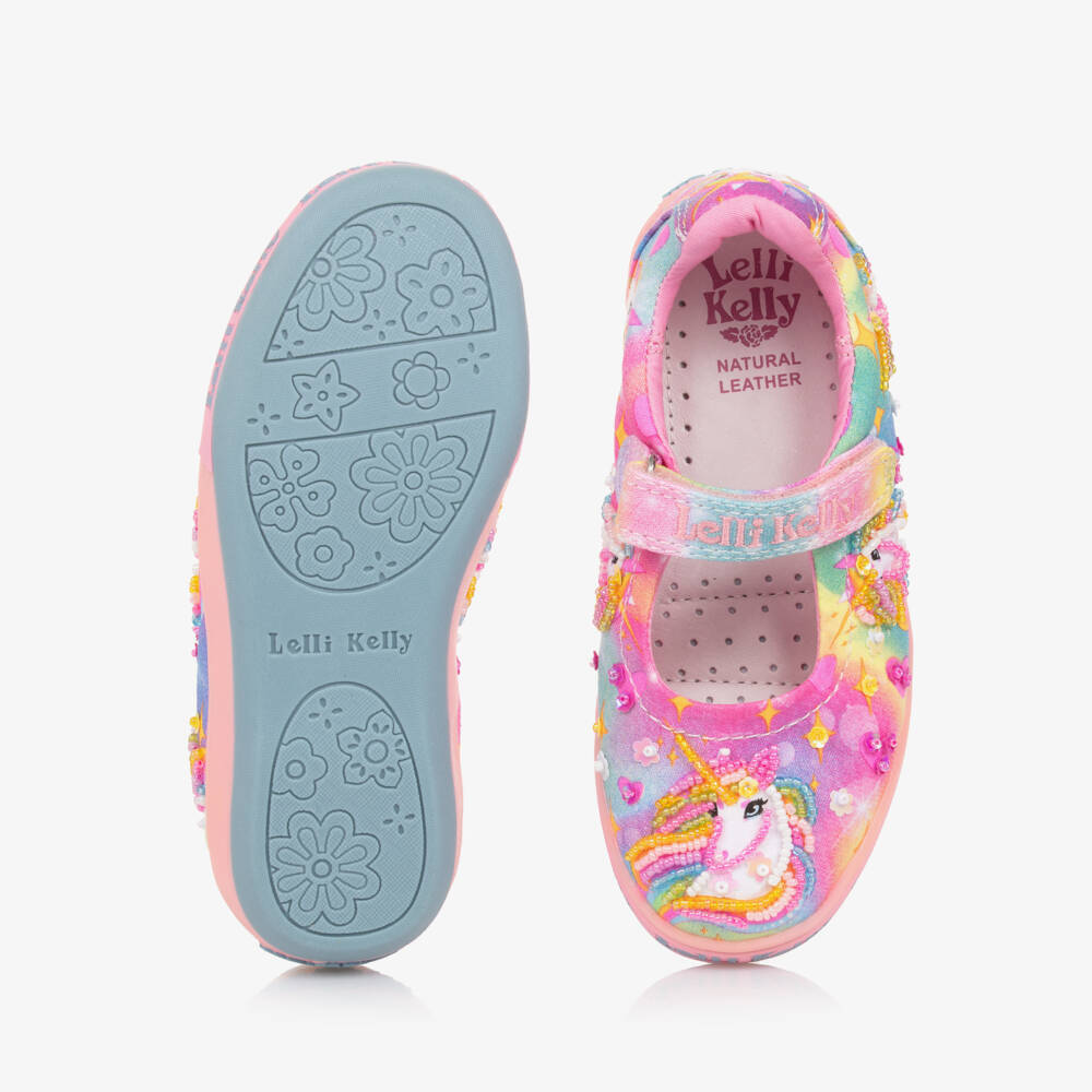 Lelli Kelly-Girls Pink Unicorn Shoes | Childrensalon Outlet