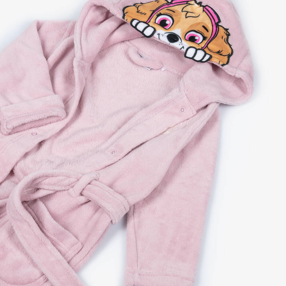 NAME IT-Girls Pink Velour Paw Patrol Dressing Gown | Childrensalon Outlet