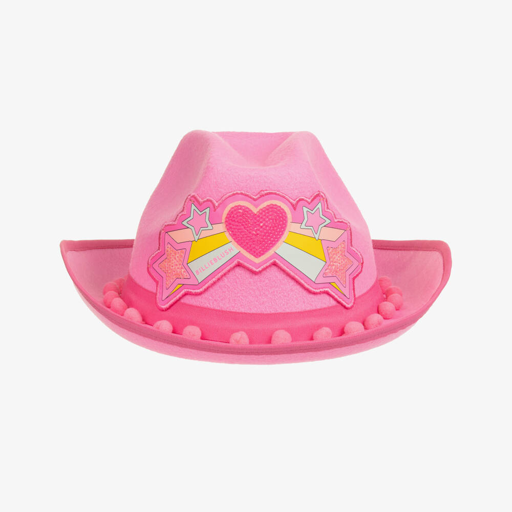 Billieblush-Girls Pink Western Hat | Childrensalon Outlet