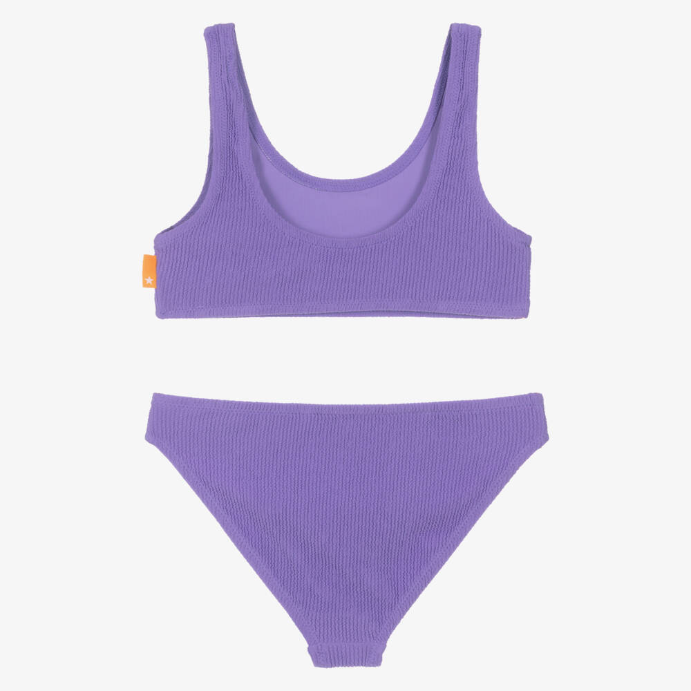 Molo-Girls Purple Bikini (UPF50+) | Childrensalon Outlet