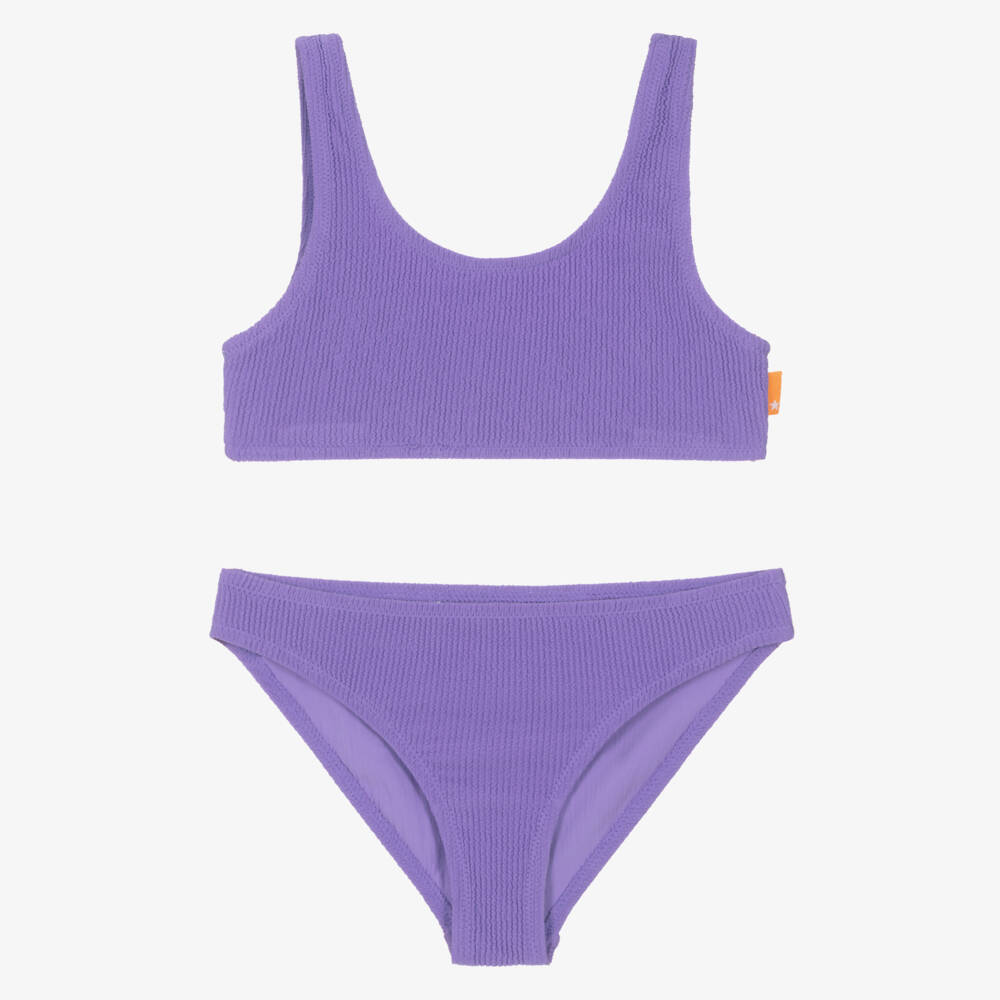 Molo-Girls Purple Bikini (UPF50+) | Childrensalon Outlet