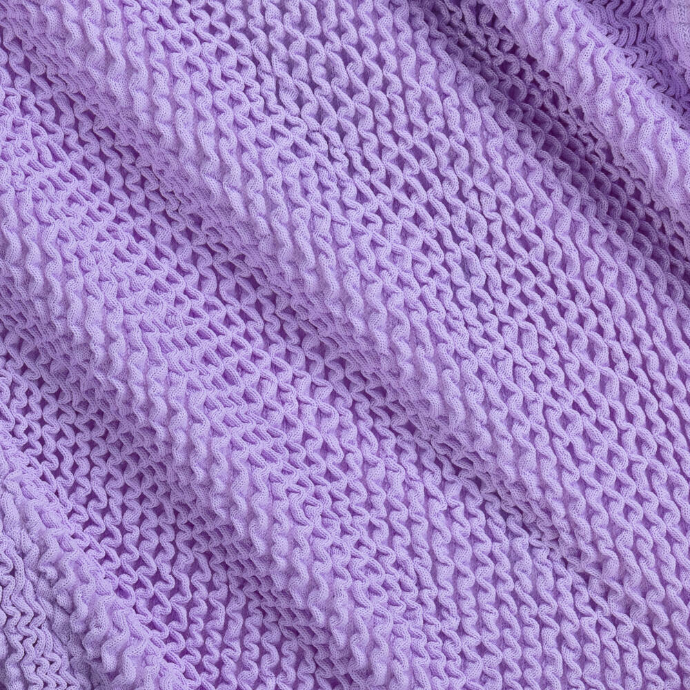 Hunza G-Girls Purple Crinkle Frill Bikini | Childrensalon Outlet