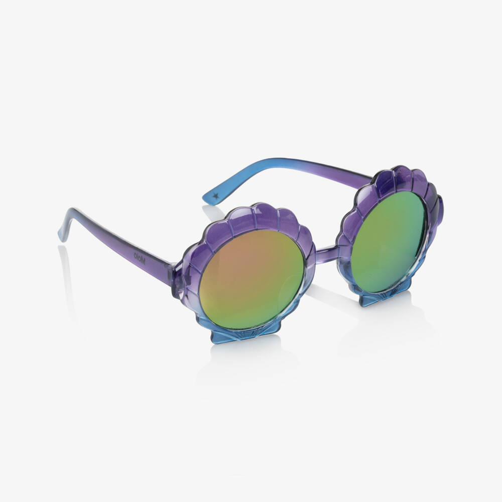 Molo-Girls Purple Shell Sunglasses (UVA/UVB) | Childrensalon Outlet