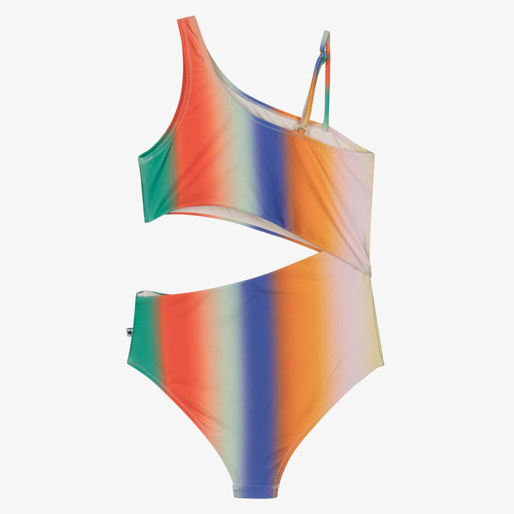Molo-Яркий купальник с вырезами для девочек Радуга | Childrensalon Outlet