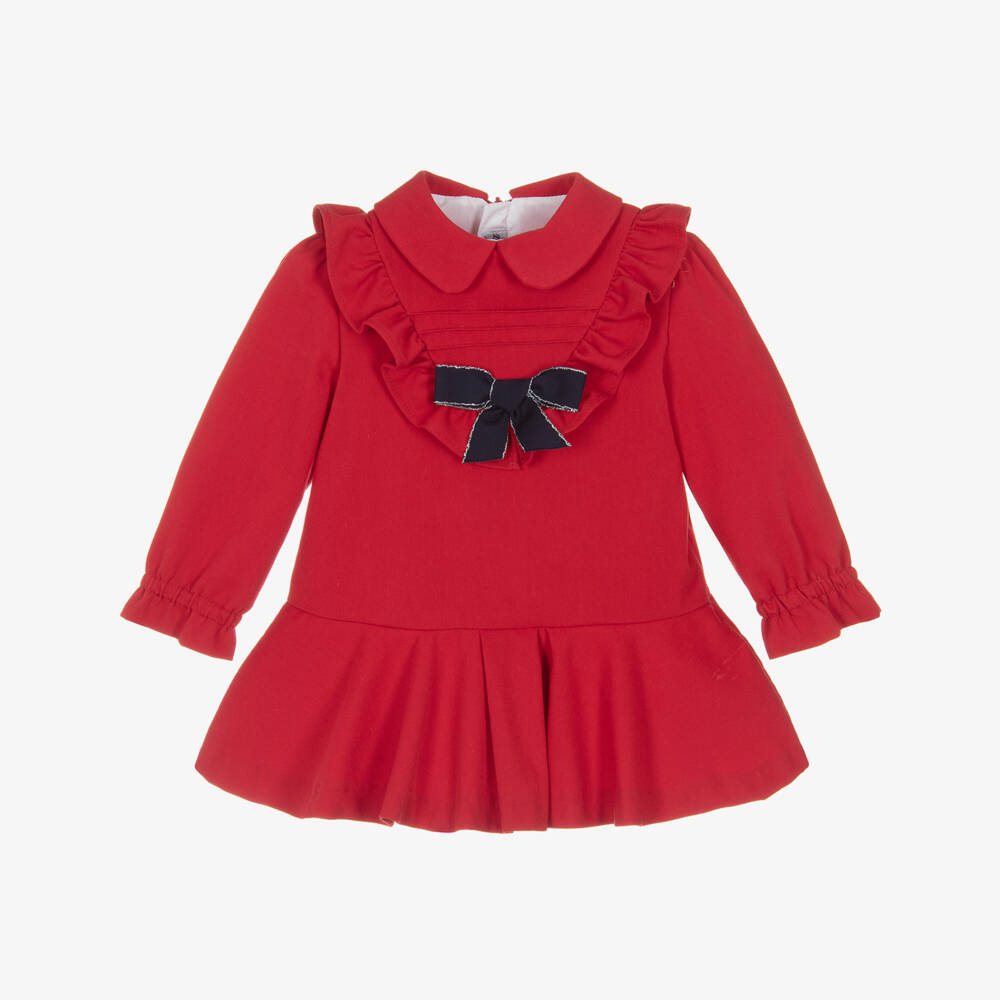 Miranda-Элегантное красное платье с бантом для девочек | Childrensalon Outlet