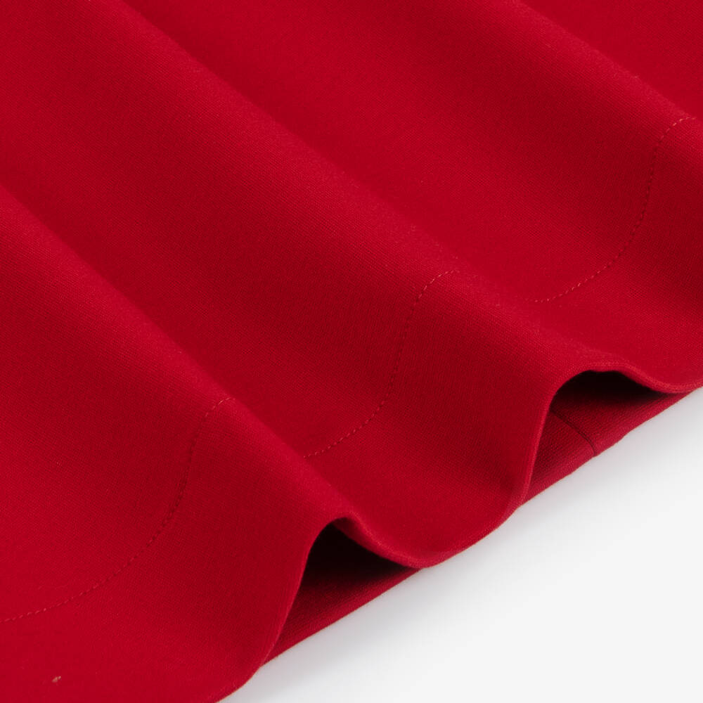 Fendi-Girls Red Milano Jersey Dress | Childrensalon Outlet