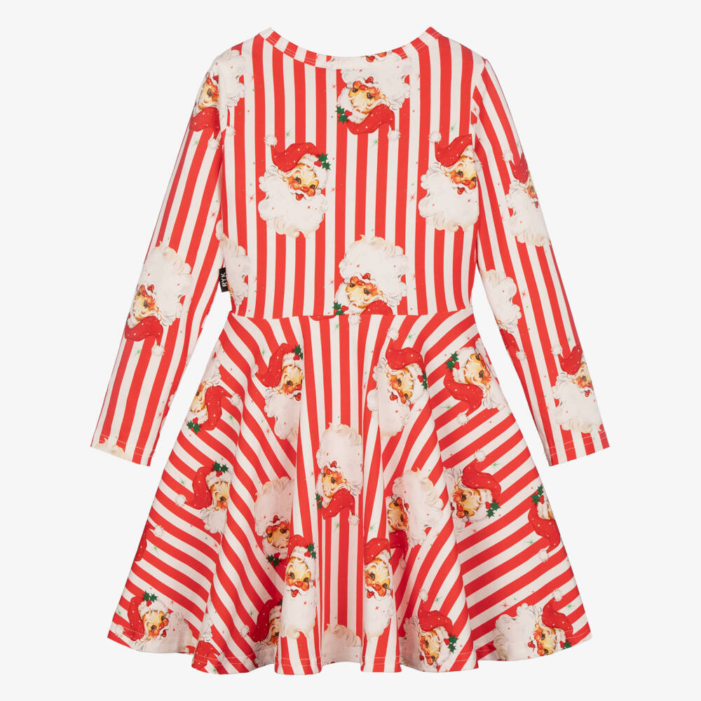 Rock Your Baby-Girls Red & White Stripe Father Christmas Dress | Childrensalon Outlet