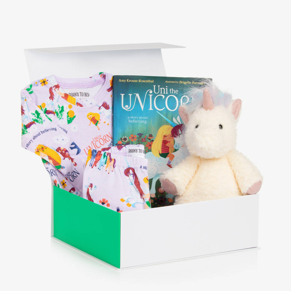 Childrensalon Hampers-Girls Unicorn Pyjamas Gift Hamper | Childrensalon Outlet