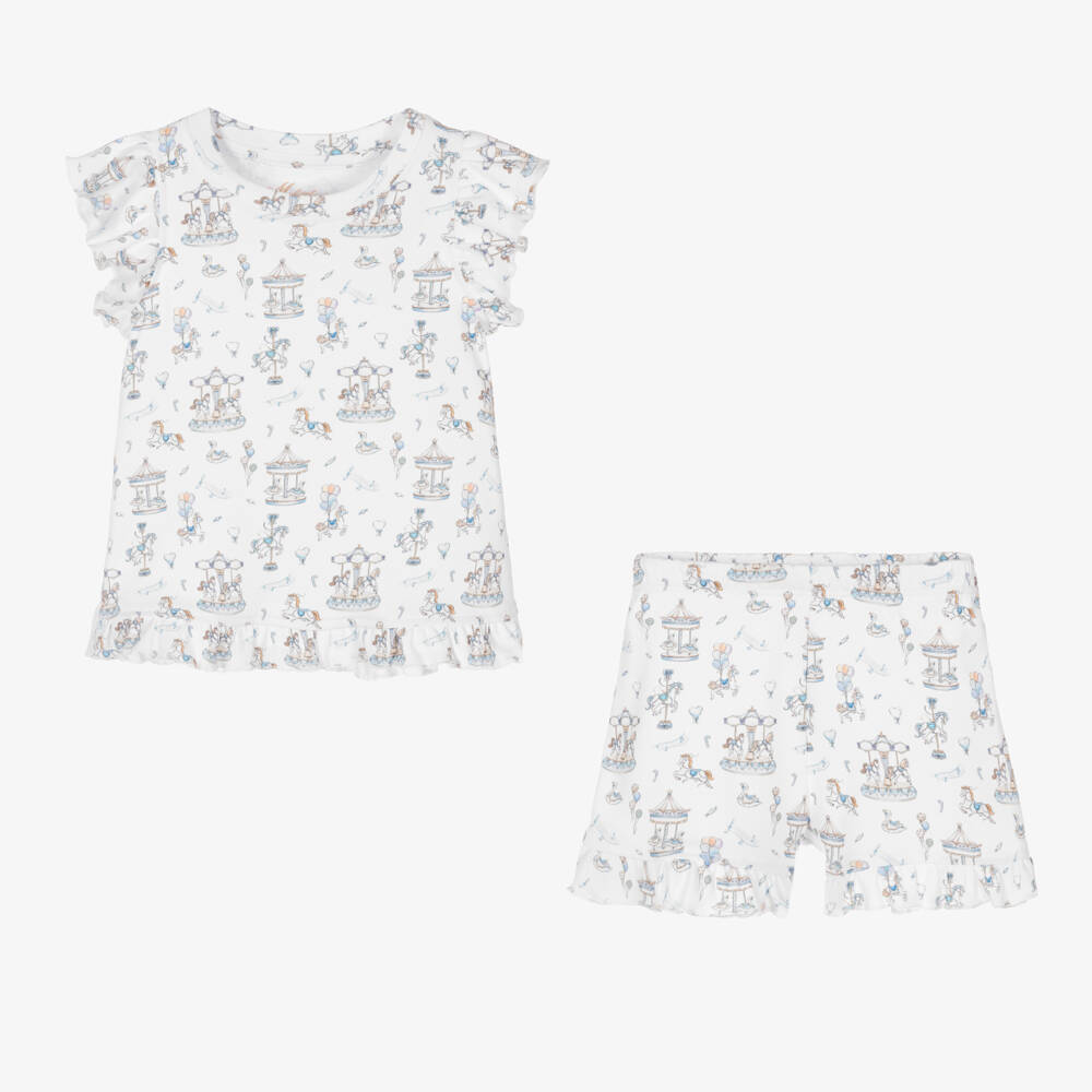 My Little Pie-Girls White Cotton Bon Bon Pyjamas | Childrensalon Outlet