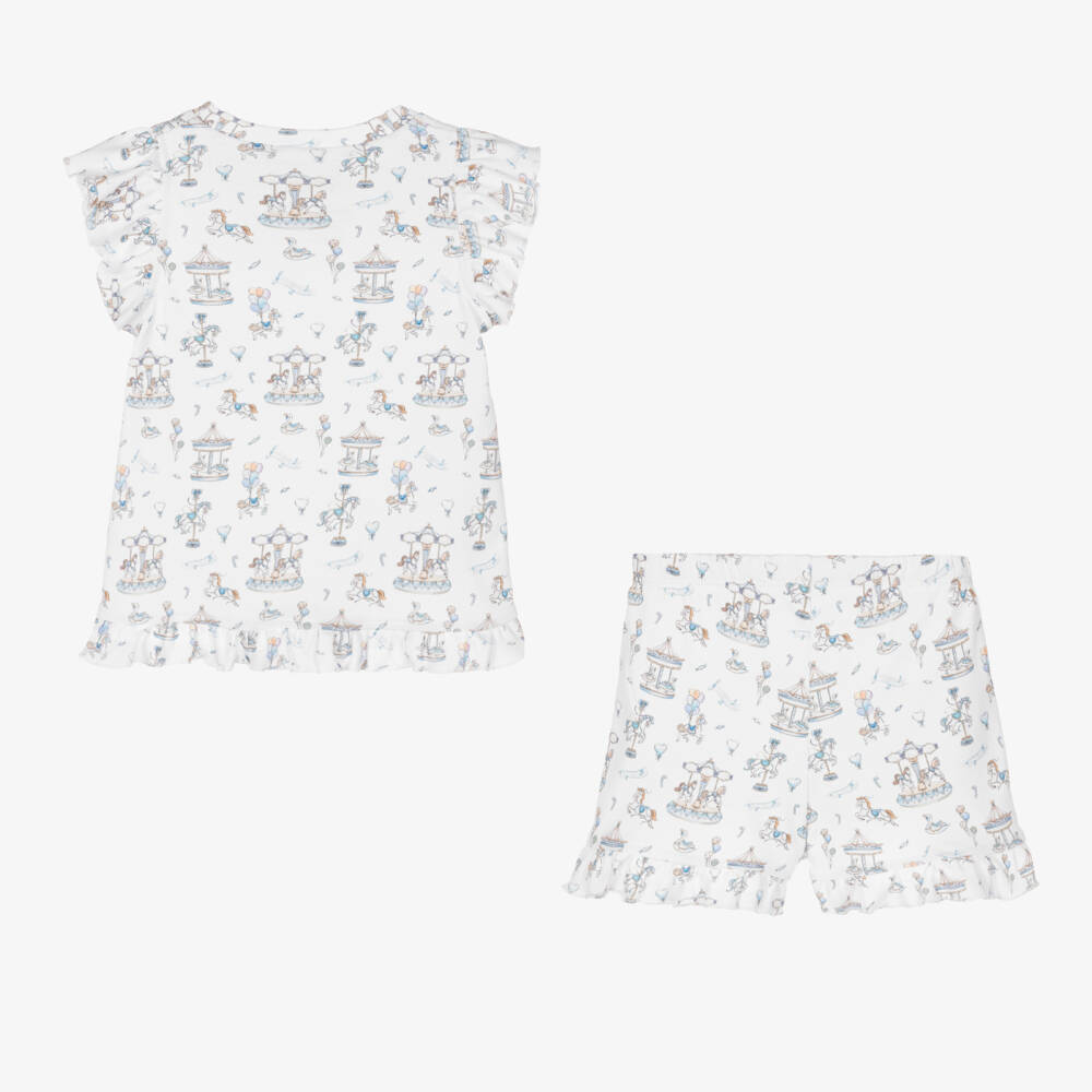 My Little Pie-Girls White Cotton Bon Bon Pyjamas | Childrensalon Outlet